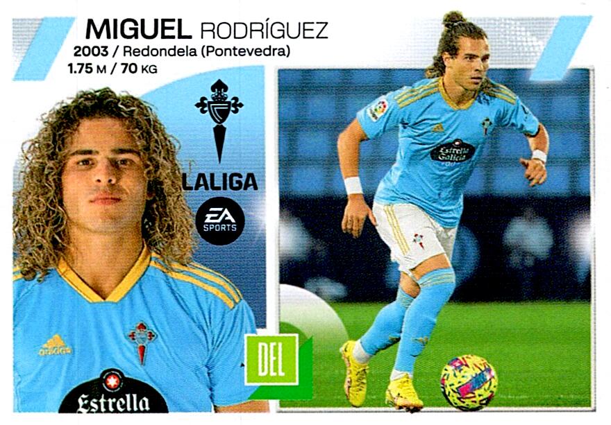 LIGA ESTE 2023/24 MIGUEL RC CELTA Nº20 BIS COLOCA TERCERA EDICION