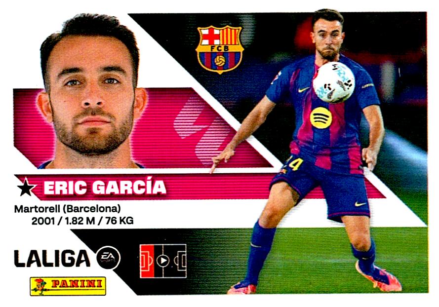 LIGA ESTE 2026/2027 ERIC GARCIA FC BARCELONA Nº11