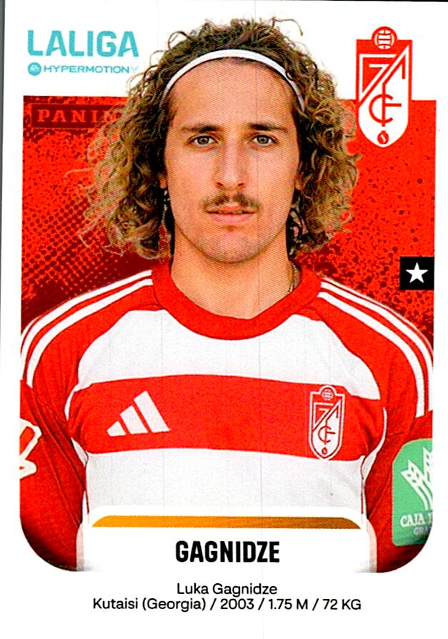 LALIGA HYPERMOTION 2025-26 GAGNIDZE GRANADA Nº223B