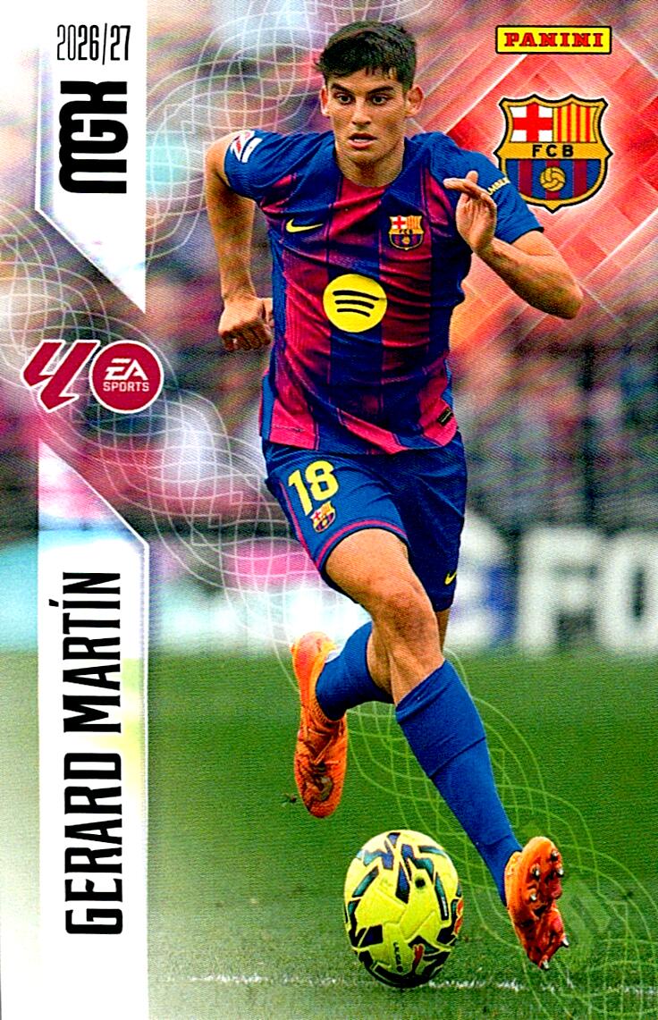 MEGACRACKS 2026/2027 GERARD MARTÍN  FC BARCELONA Nº77