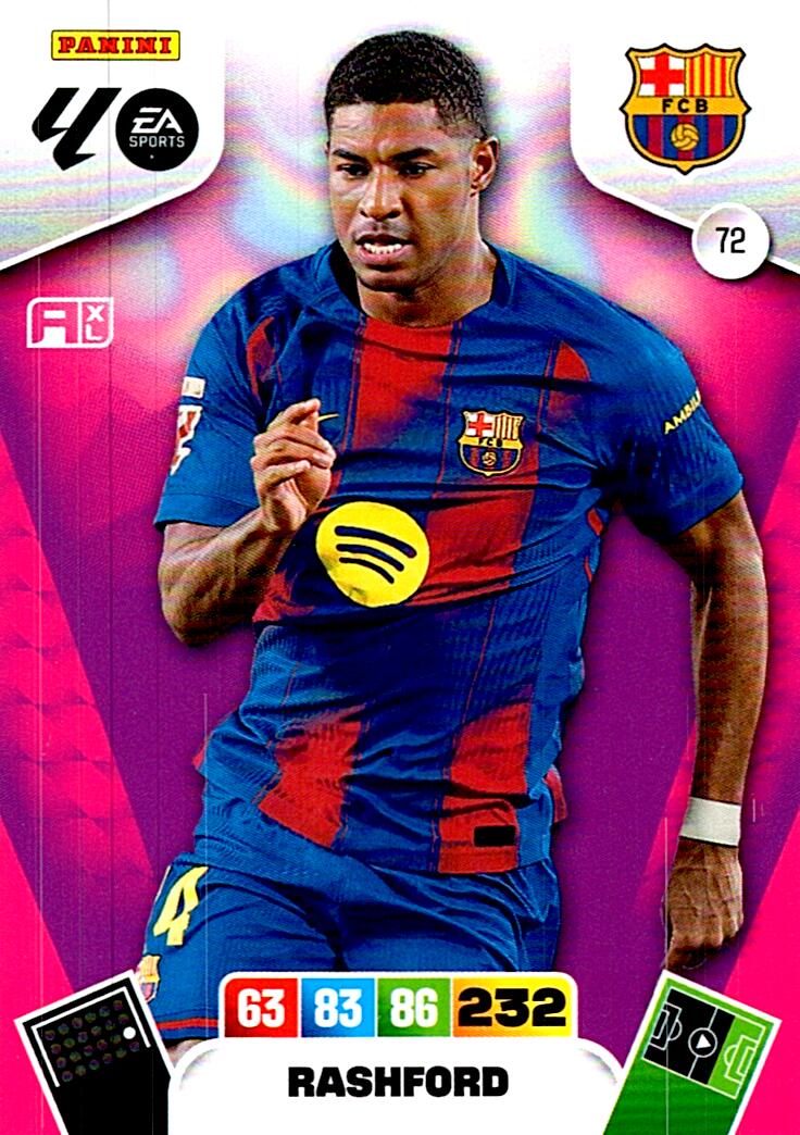 ADRENALYN LA LIGA 2025/2026 RASHFORD FC BARCELONA Nº72