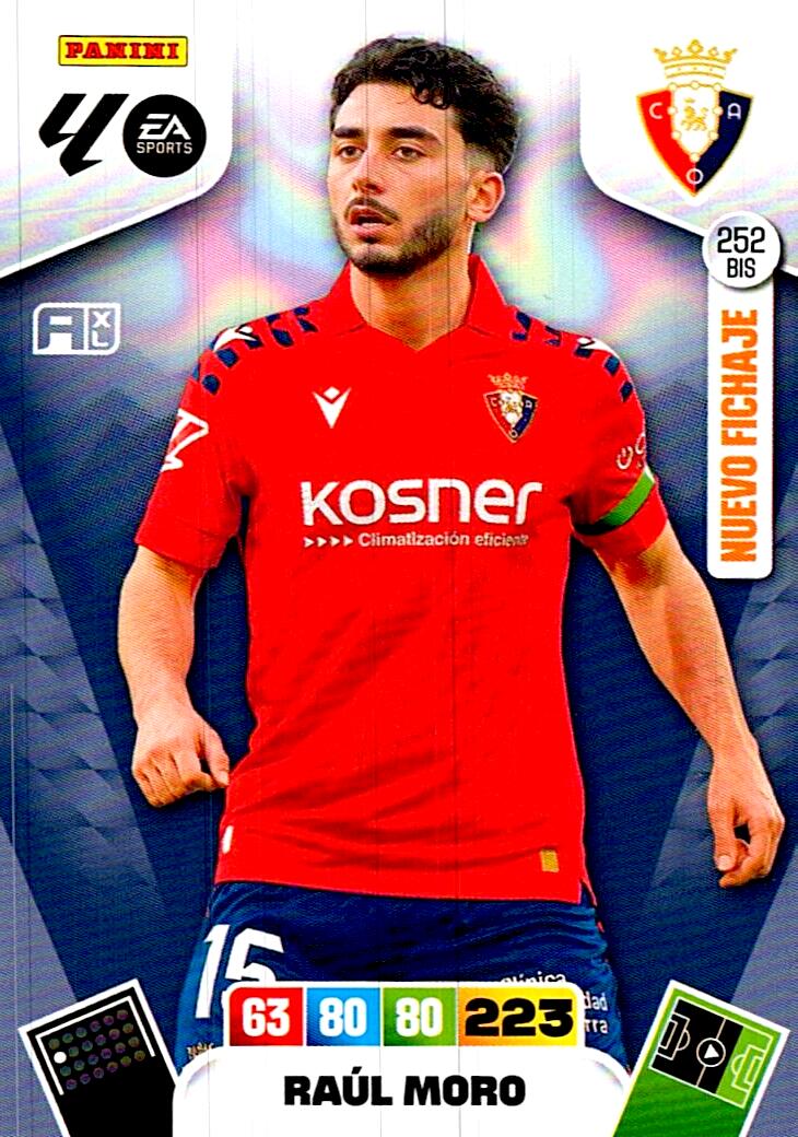 ADRENALYN LA LIGA 2025/2026 RAUL MORO NUEVO FICHAJE Nº252 BIS