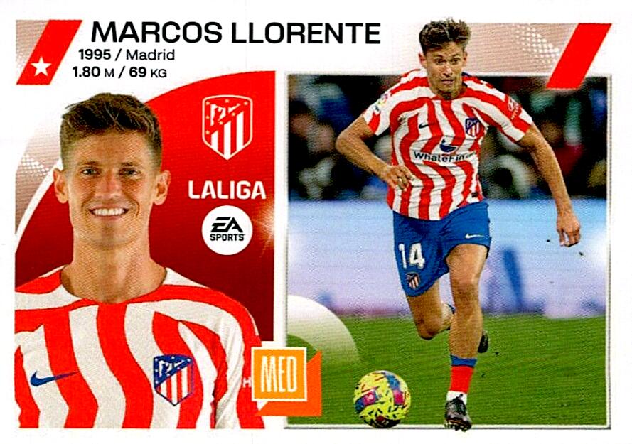 LIGA ESTE 2023/24 MARCOS LLORENTE ATLETICO DE MADRID 12