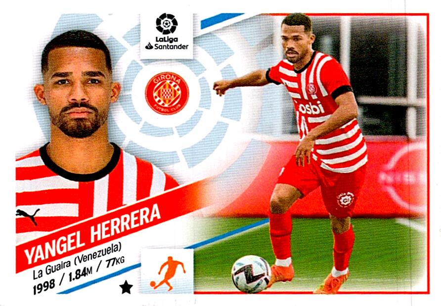 Cromo Liga Este 2022/2023 YANGEL HERRERA COLOCA Nº17BIS TERCERA EDICION
