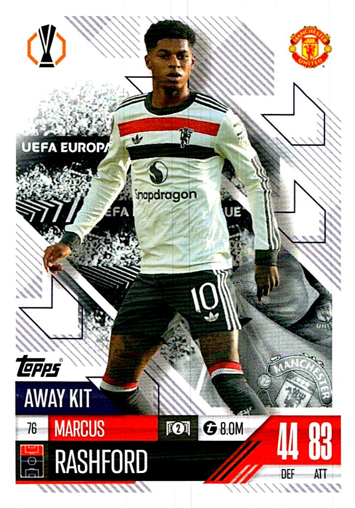 Match Attax Extra 2025 Marcus Rashford nº76