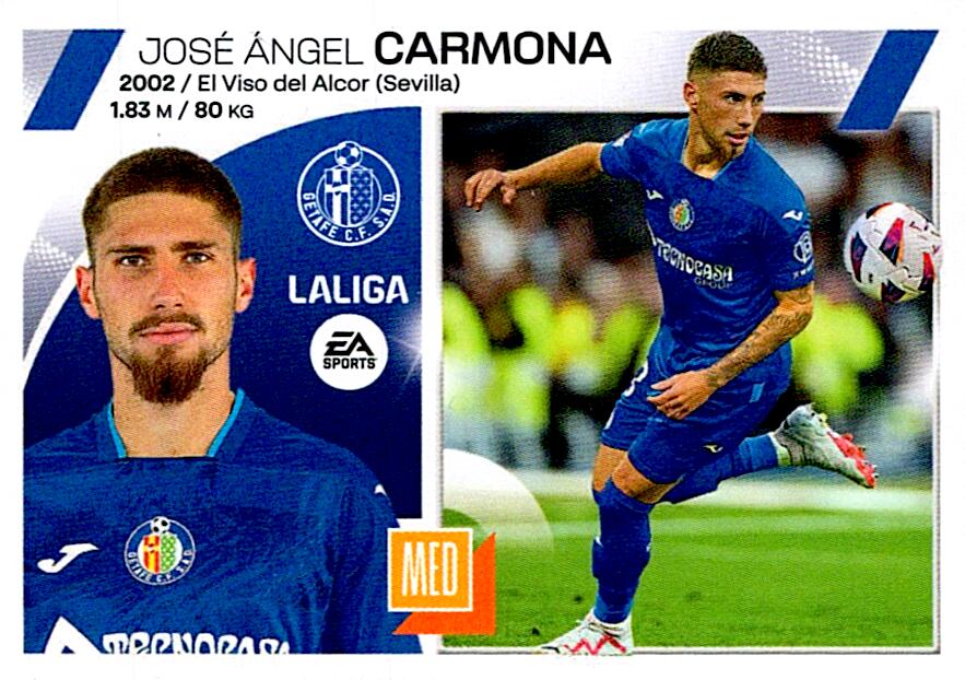 LIGA ESTE 2023/24 CARMONA GETAFE CF Nº15 BIS COLOCA CUARTA EDICION