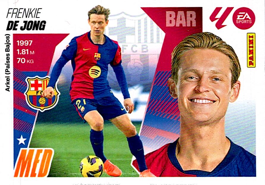 LIGA ESTE 2025/2026 FC BARCELONA DE JONG Nº12