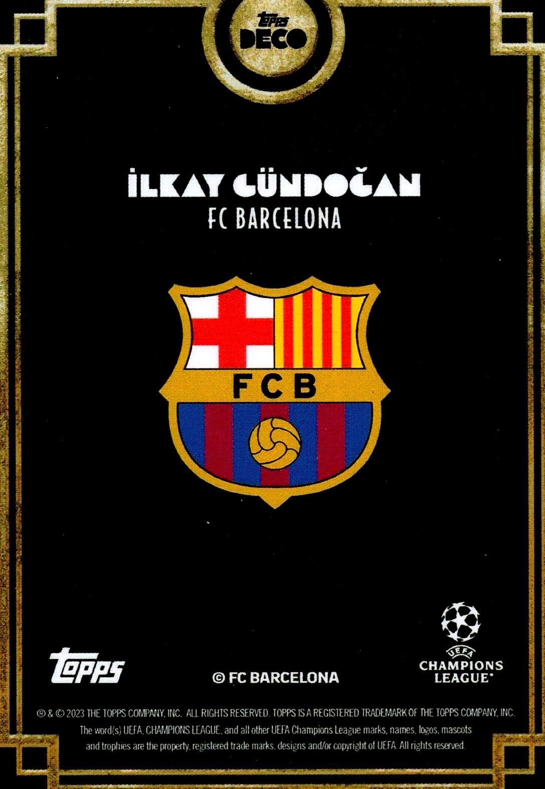 TOPPS DECO 2022/2023 ILKAY GÜNDOGAN