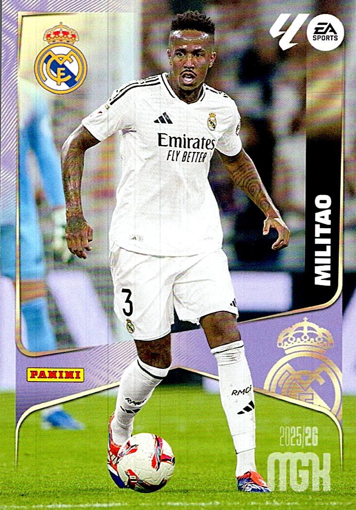 MEGACRACKS 2025/2026 MILITAO REAL MADRID CF Nº221