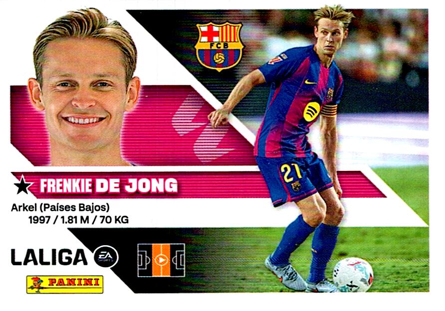 LIGA ESTE 2026/2027 DE JONG FC BARCELONA Nº12