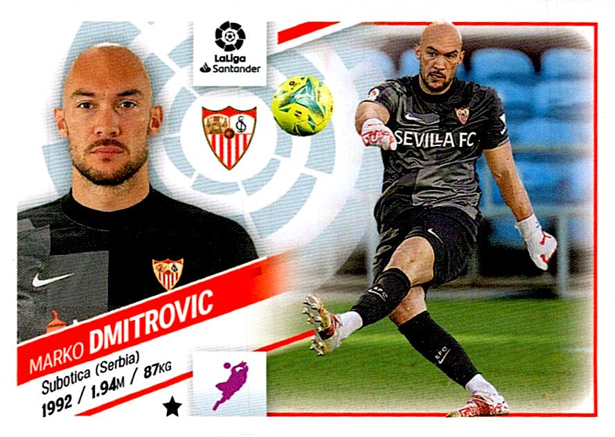 Cromo Liga Este 2022/2023 DMITROVIC SEVILLA FC Nº4