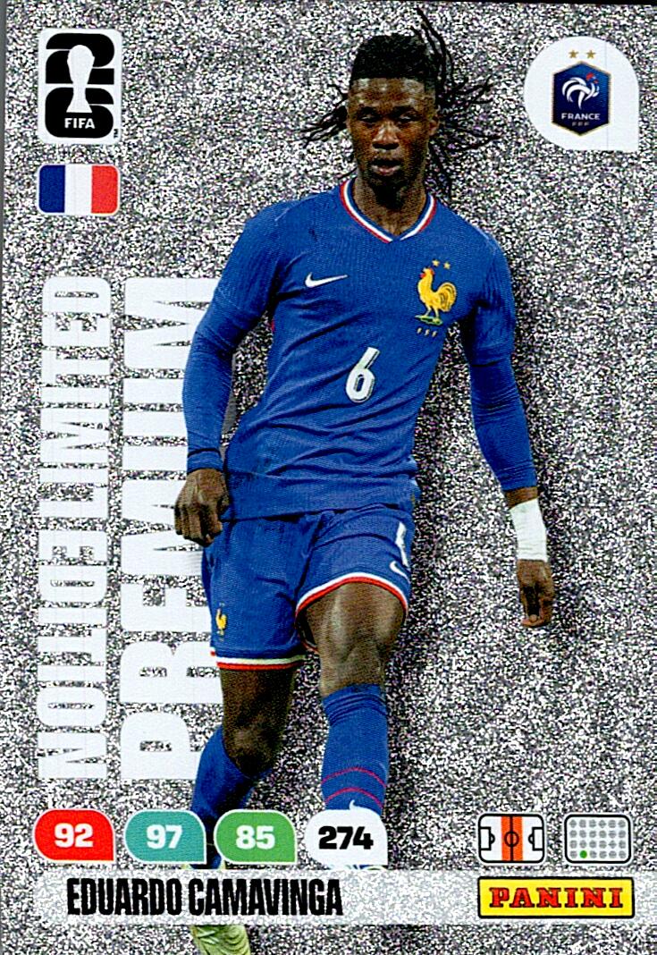 ADRENALYN WORLD CUP 2026 EDUARDO CAMAVINGA PREMIUM EDICION LIMITADA