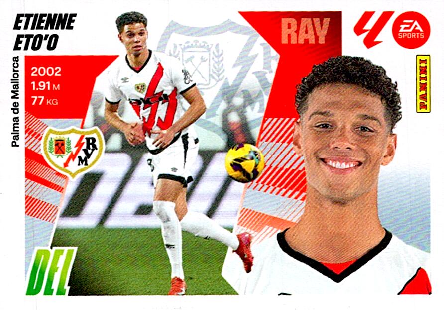 LIGA ESTE 2025/2026 RAYO VALLECANO ETIENNE ETO´O Nº20