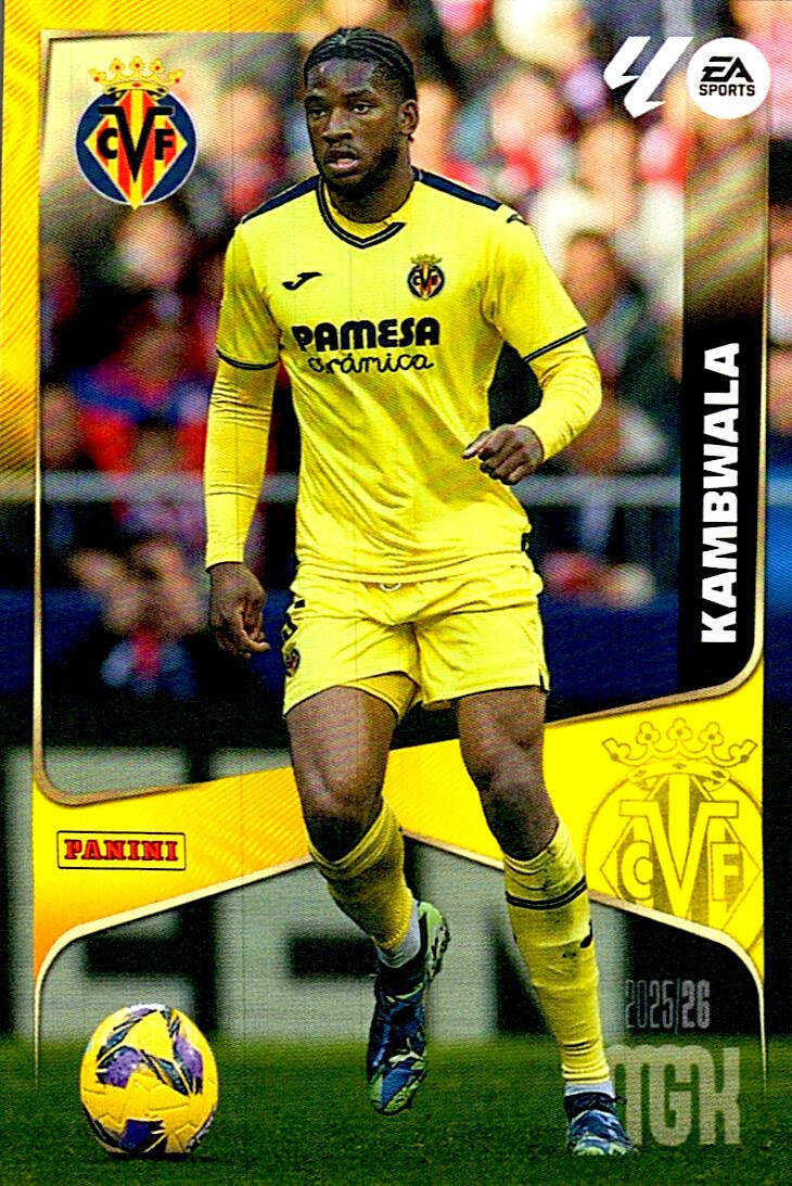 MEGACRACKS 2025/2026 KAMBWALA VILLARREAL CF Nº367