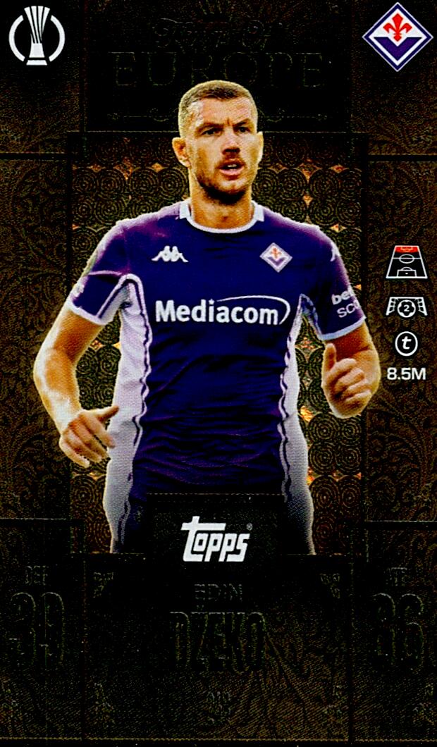 TOPPS MATCH ATTAX EXTRA 2025/26 EDIN DZEKO KINGS OF EUROPE Nº248