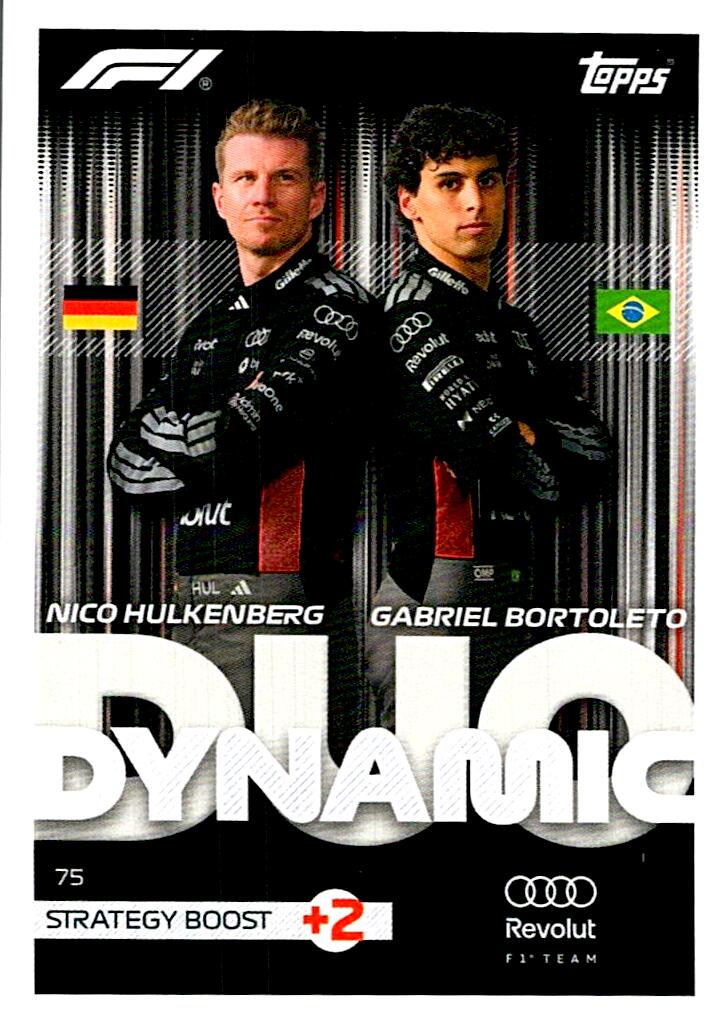 TURBO ATTAX FORMULA 1 2026 NICO HUYLKENBERG & GABRIEL BORTOLETO Nº75