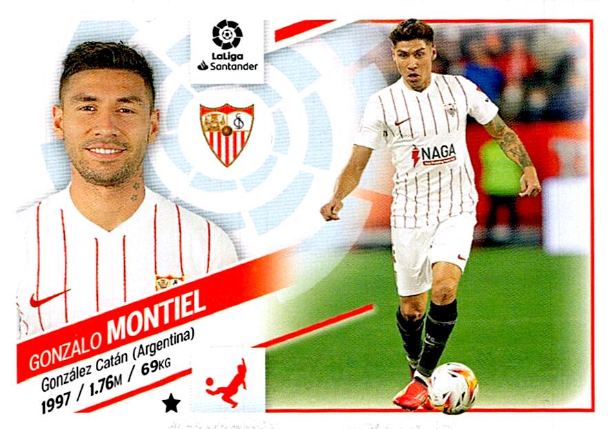 Cromo Liga Este 2022/2023 MONTIEL SEVILLA FC Nº5