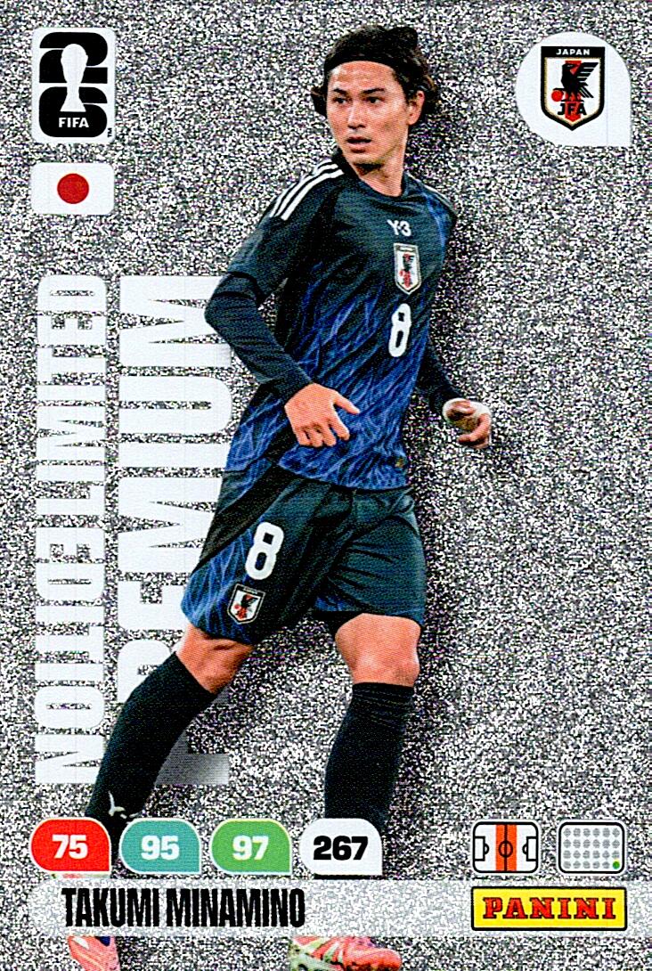ADRENALYN WORLD CUP 2026 TAKUMI MINAMINO PREMIUM EDICION LIMITADA