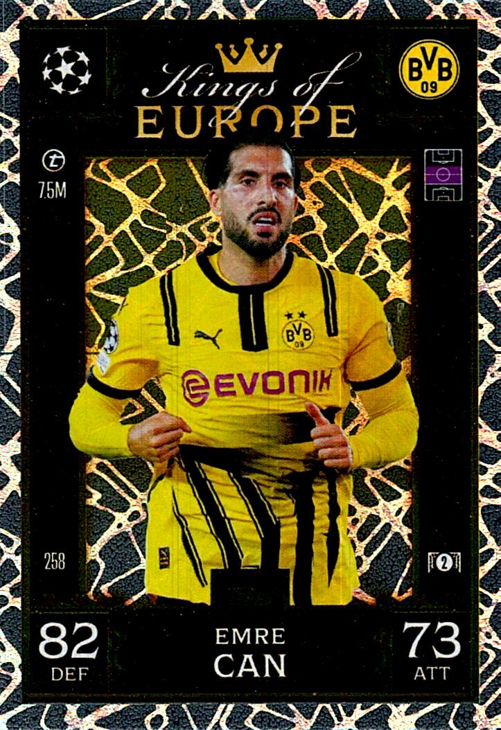 Match Attax Extra 2025 Emre Can Kings Of Europe nº258