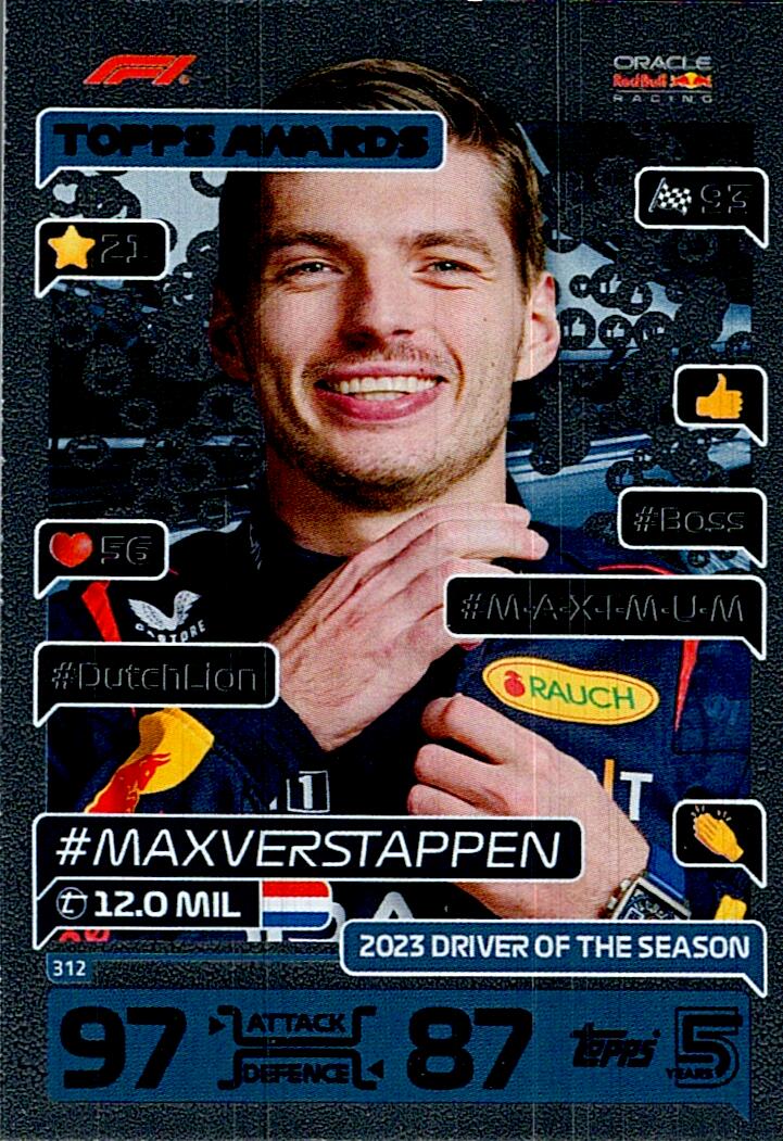 TOPPS TURBO ATTAX 2024 Nº312
