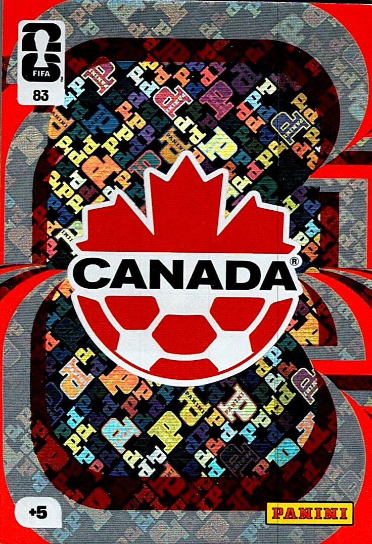 ADRENALYN WORLD CUP 2026 ESCUDO CANADA Nº83