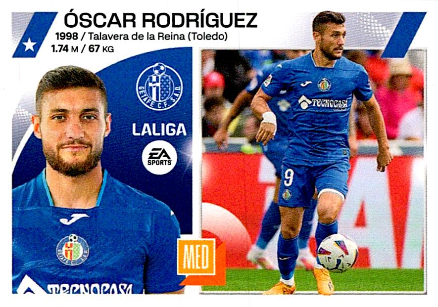 LIGA ESTE 2023/24 OSCAR RODRIGUEZ GETAFE CF Nº16 BIS COLOCA CUARTA EDICION