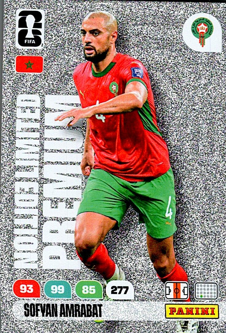 ADRENALYN WORLD CUP 2026 SOFYAN AMRABAT PREMIUM EDICION LIMITADA