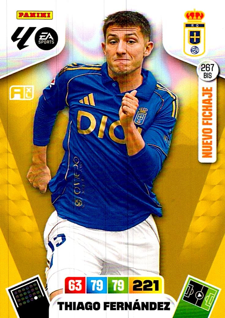 ADRENALYN LA LIGA 2025/2026 THIAGO FERNANDEZ NUEVO FICHAJE Nº267 BIS