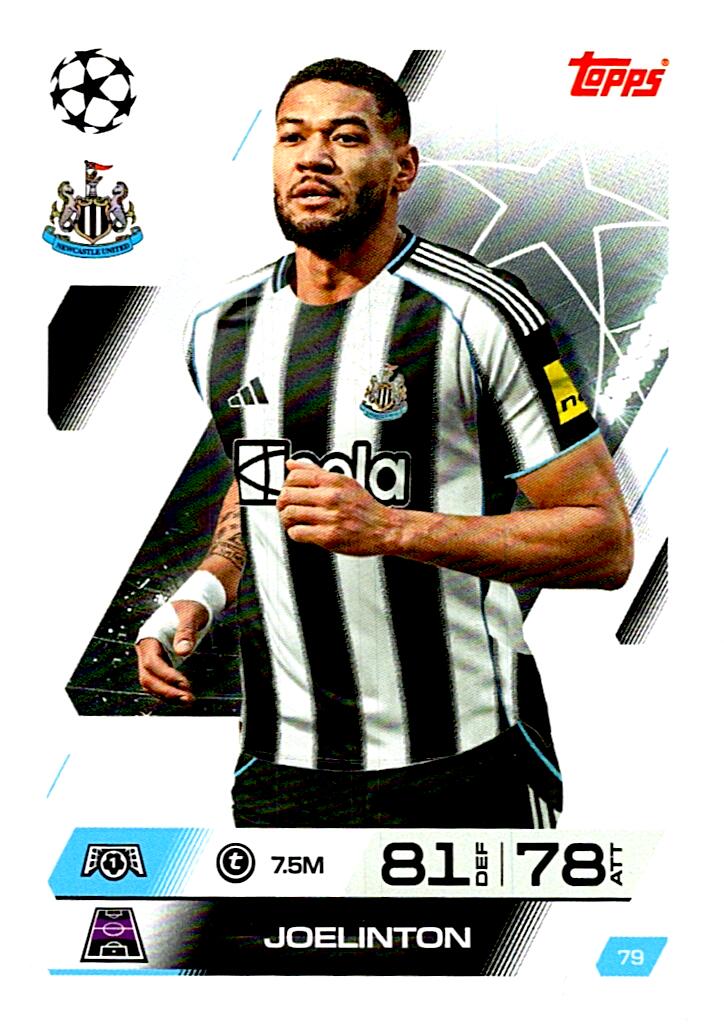 MATCH ATTAX CHAMPIONS LEAGUE 2025/2026 JOELINTON Nº79