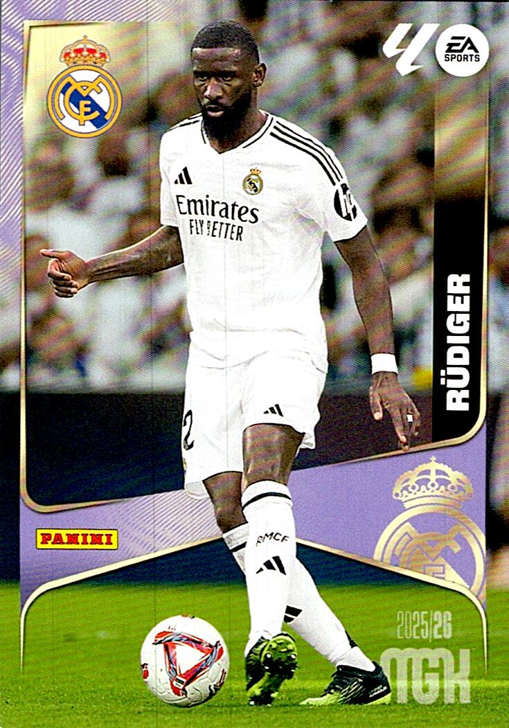 MEGACRACKS 2025/2026 RÜDIGER REAL MADRID CF Nº223