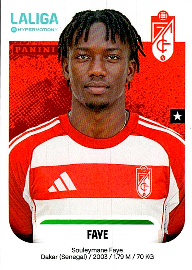 LALIGA HYPERMOTION 2025-26 FAYE GRANADA Nº226