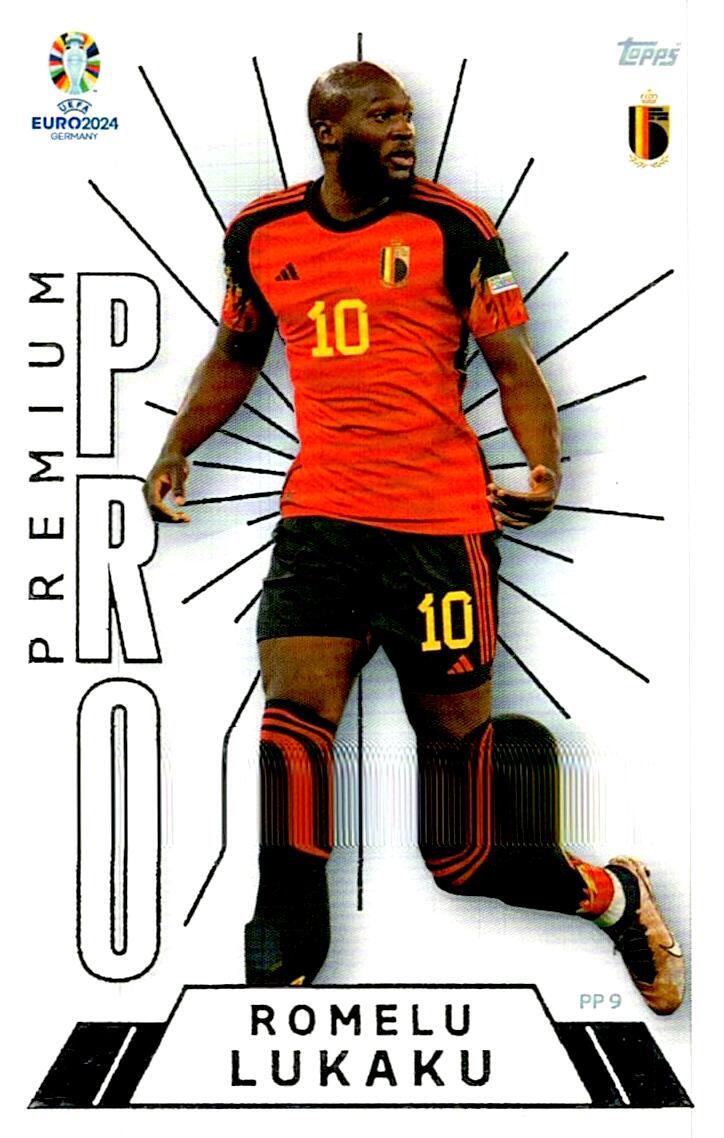 TOPPS UEFA EURO 2024 ROMELU LUKAKU PREMIUM PRO PP 9