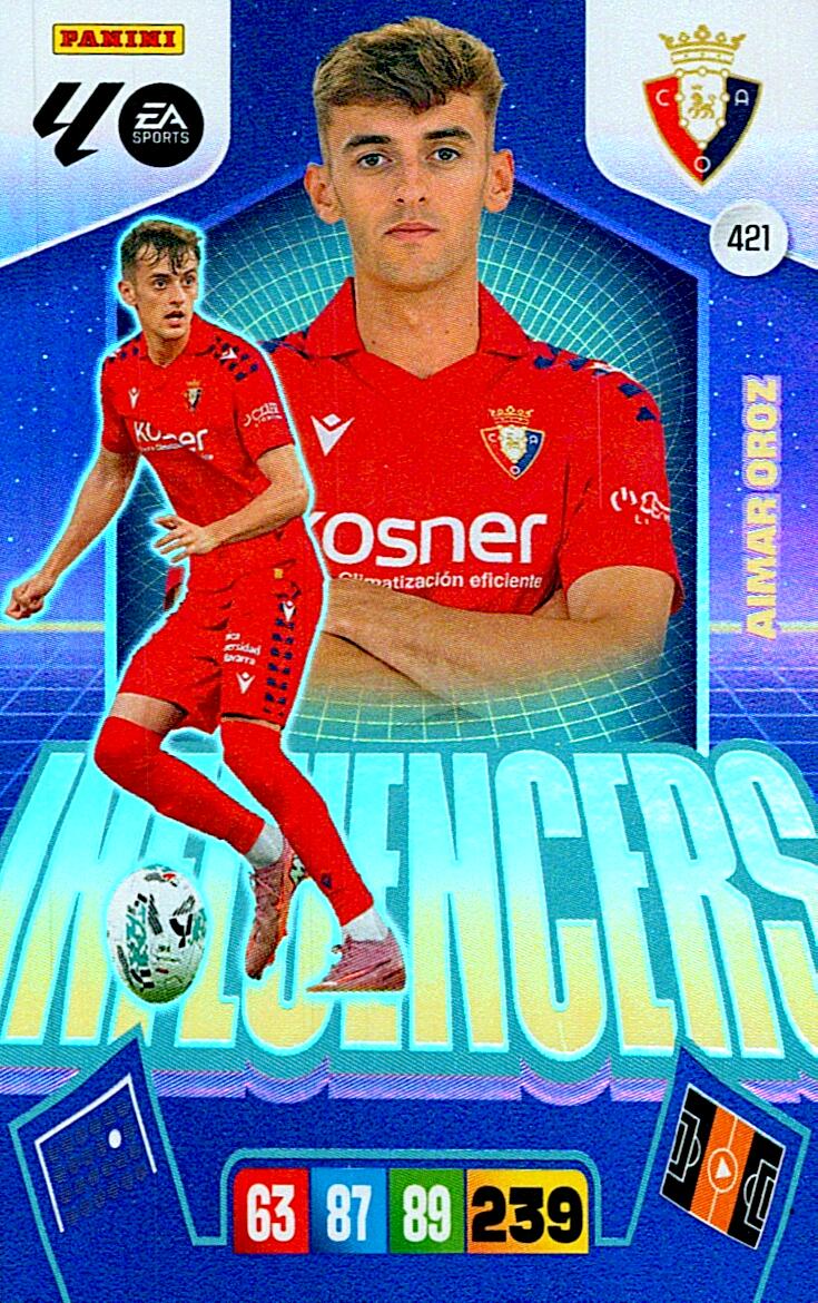 ADRENALYN LA LIGA 2025/2026 AIMAR OROZ INFLUENCER Nº421