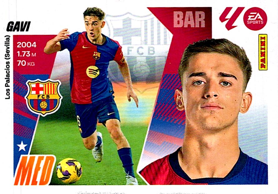 LIGA ESTE 2025/2026 FC BARCELONA GAVI Nº14