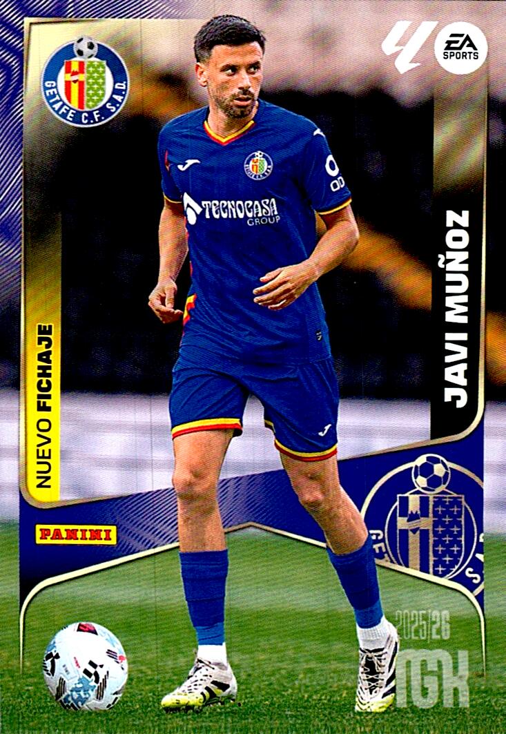MEGACRACKS 2025/2026 JAVI MUÑOZ ULTIMO FICHAJE Nº454 SEGUNDA EDICION