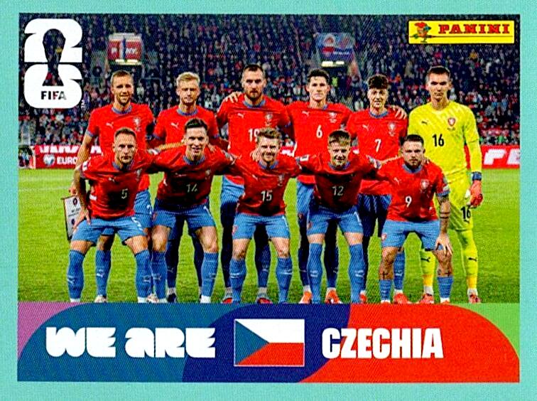 STICKERS FIFA WORLD CUP 2026 ALINEACION NºCZE 13