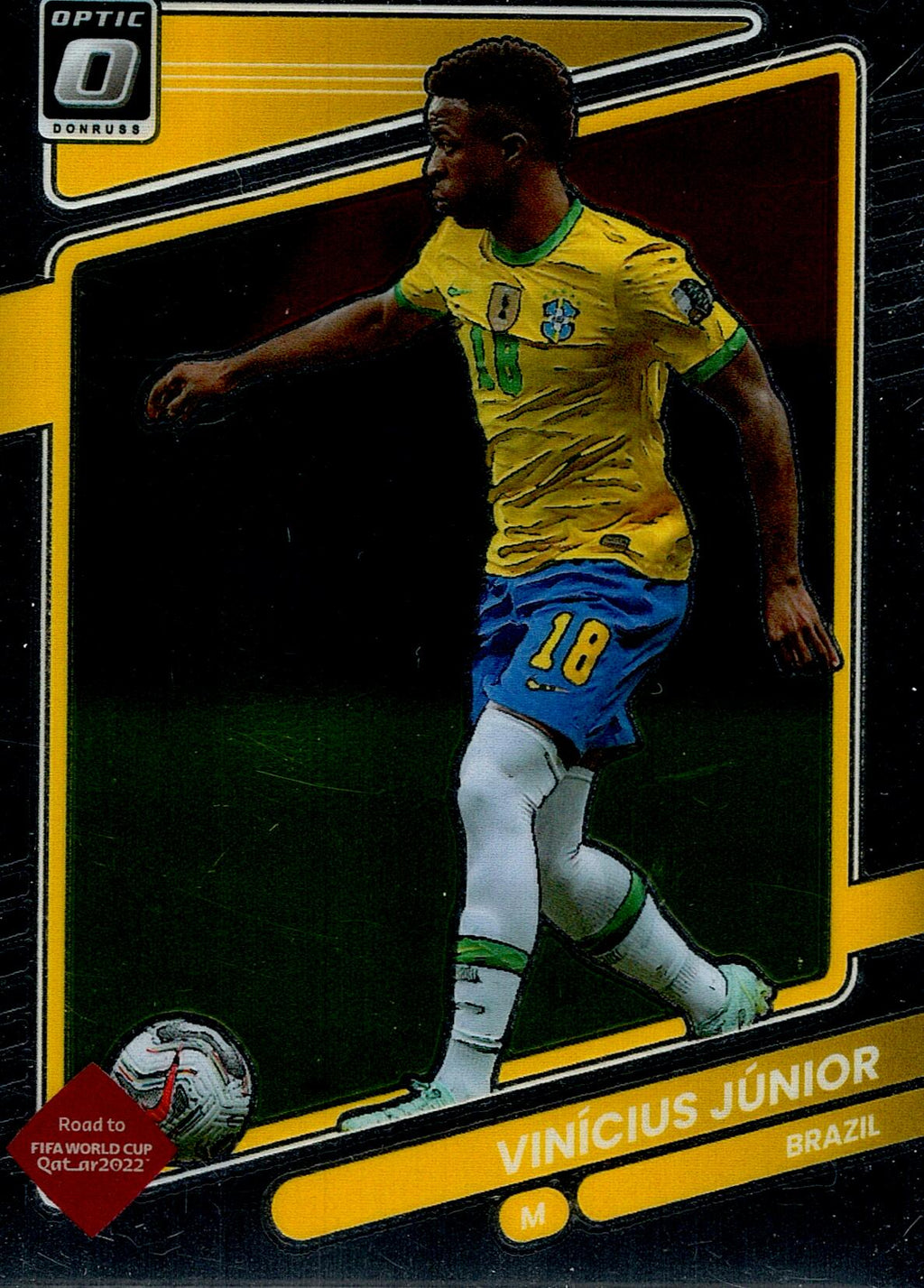 PANINI DONRUSS ROAD TO QATAR 2022 - VINICIUS JUNIOR Nº26 INSERT