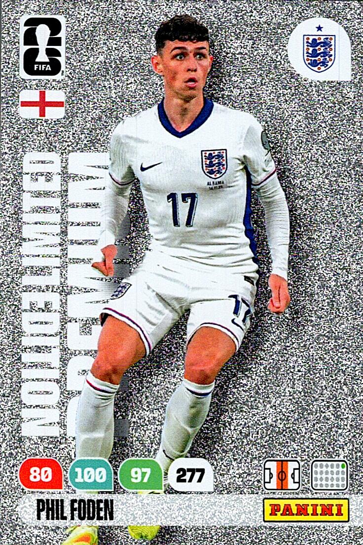 ADRENALYN WORLD CUP 2026 PHIL FODEN PREMIUM EDICION LIMITADA