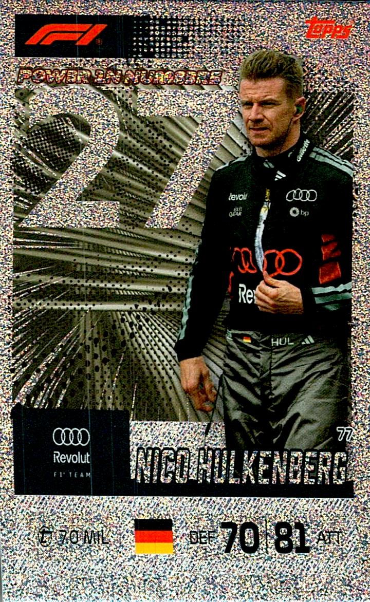 TURBO ATTAX FORMULA 1 2026 NICO HUYLKENBERG  Nº77