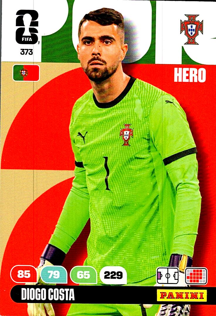 ADRENALYN WORLD CUP 2026 DIOGO COSTA PORTUGAL Nº373