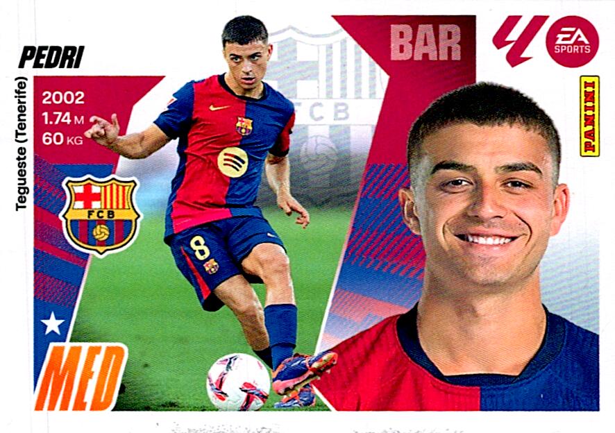 LIGA ESTE 2025/2026 FC BARCELONA PEDRI Nº15