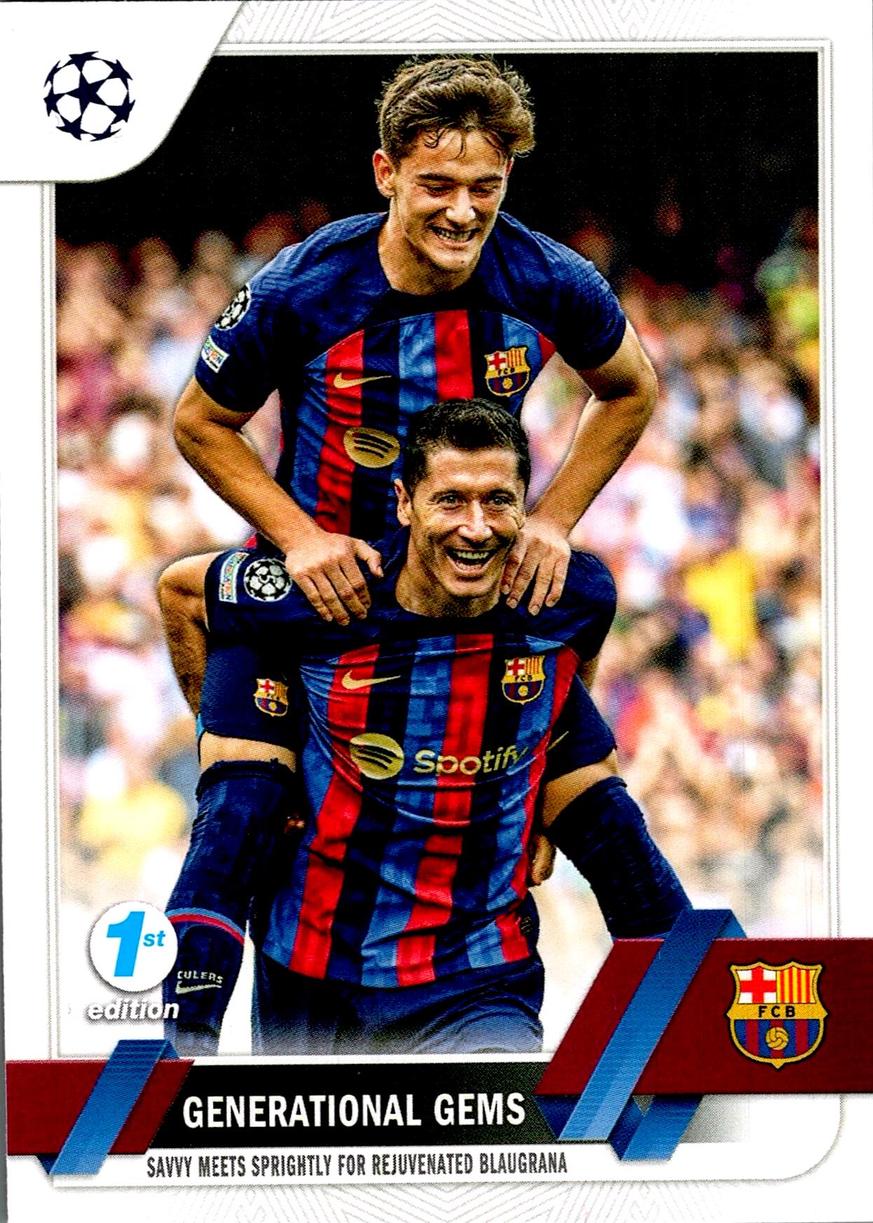 TOPPS UEFA CHAMPIONS LEAGUE 2022/2023 GENERATIONAL GEMS Nº54 1ST