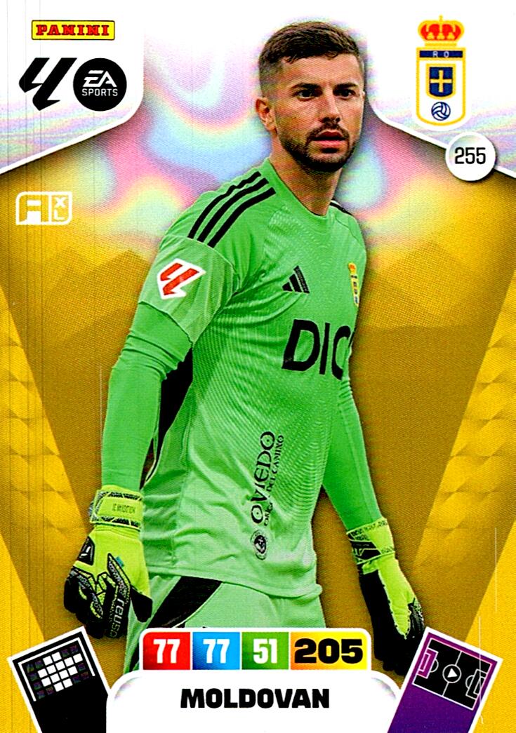 ADRENALYN LA LIGA 2025/2026 MOLDOVAN REAL OVIEDO Nº255