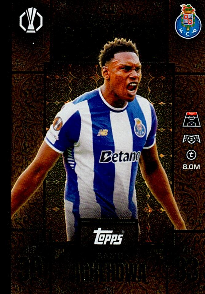 TOPPS MATCH ATTAX EXTRA 2025/26 SAMU AGHEHOWA KINGS OF EUROPE Nº251