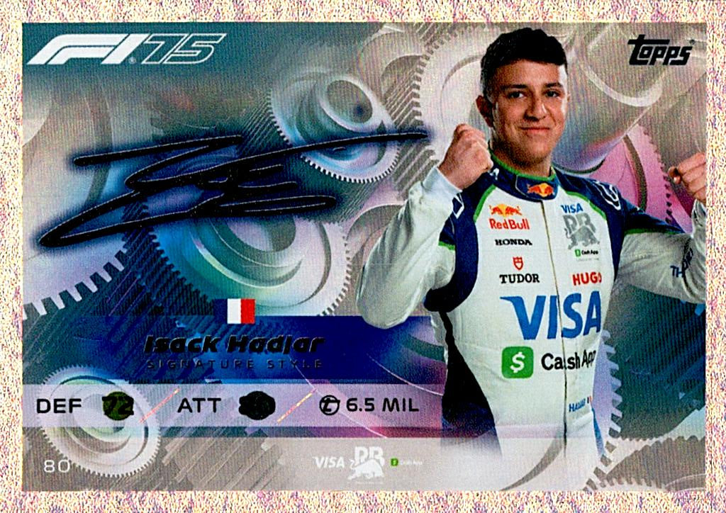 Turbo Attax 2025 ISACK HADJAR AUTO nº80