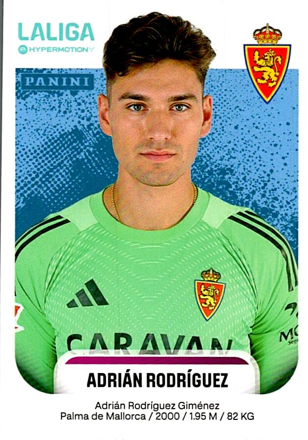 LALIGA HYPERMOTION 2025-26 ADRIAN RODRIGUEZ ZARAGOZA Nº404