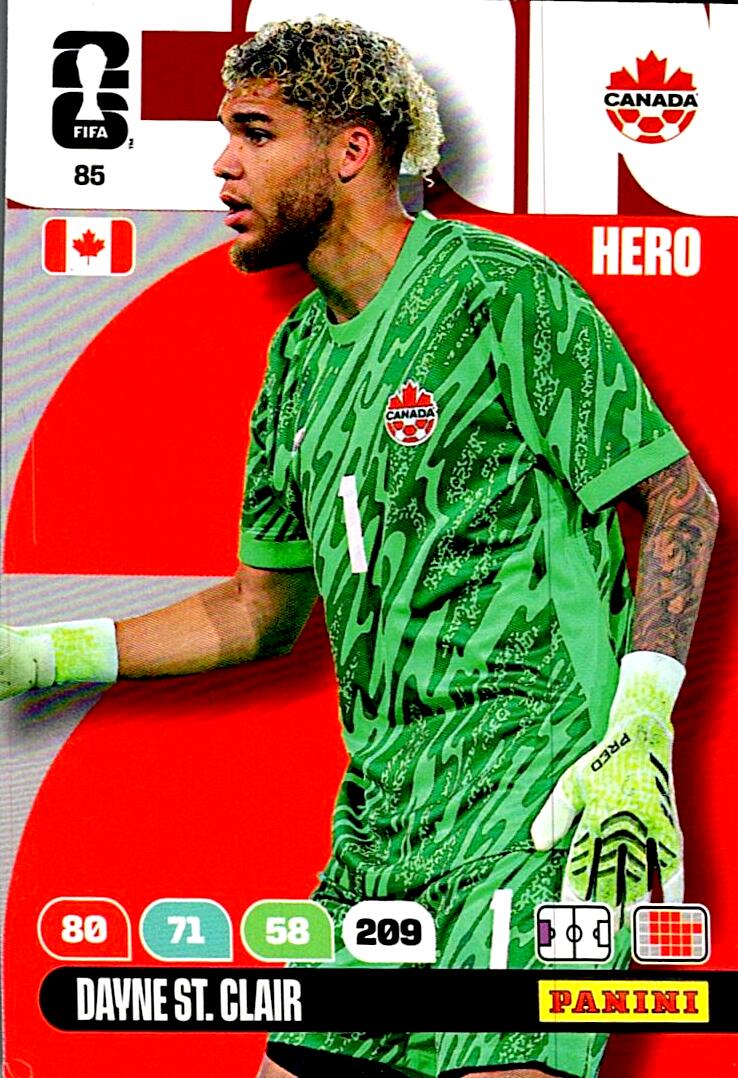ADRENALYN WORLD CUP 2026 DAYNE ST. CLAIR CANADA Nº85
