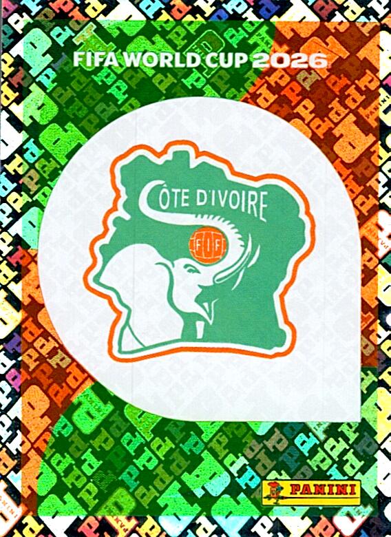 STICKERS FIFA WORLD CUP 2026 ESCUDO NºCIV 1
