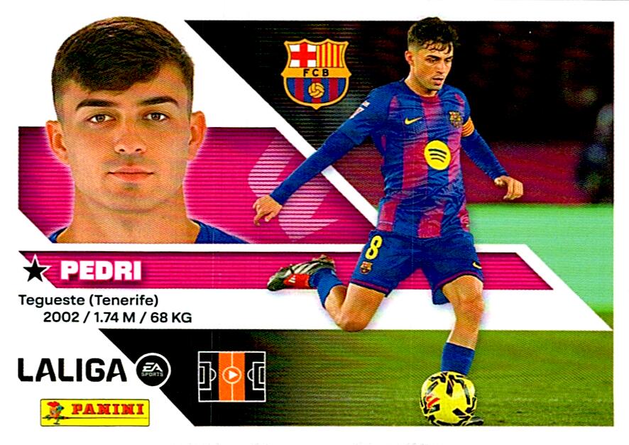 LIGA ESTE 2026/2027 PEDRI FC BARCELONA Nº15