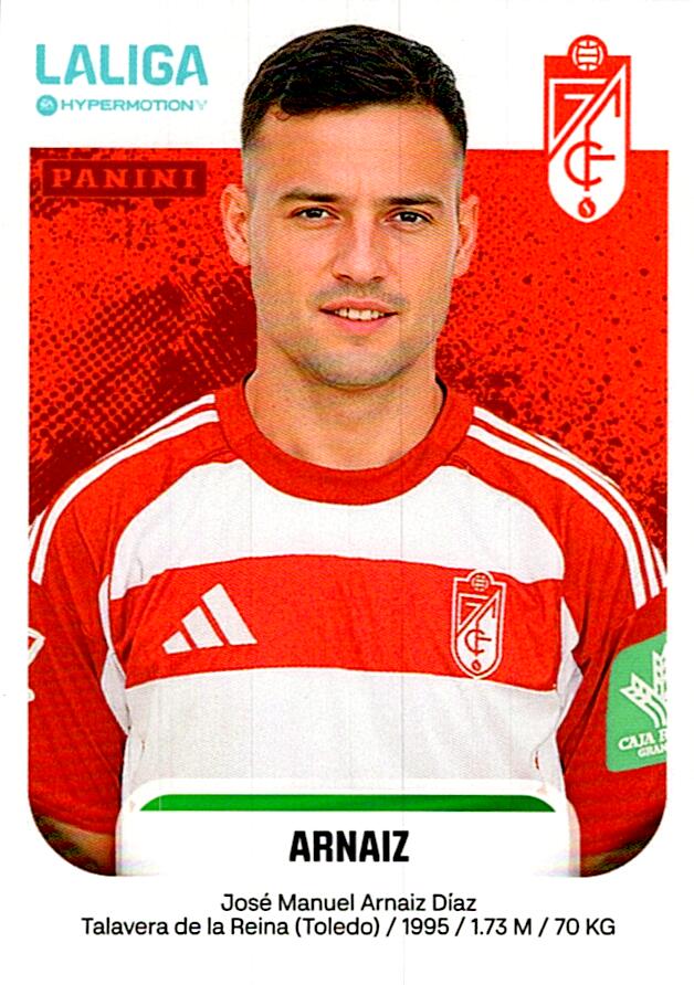 LALIGA HYPERMOTION 2025-26 ARNAIZ GRANADA Nº227